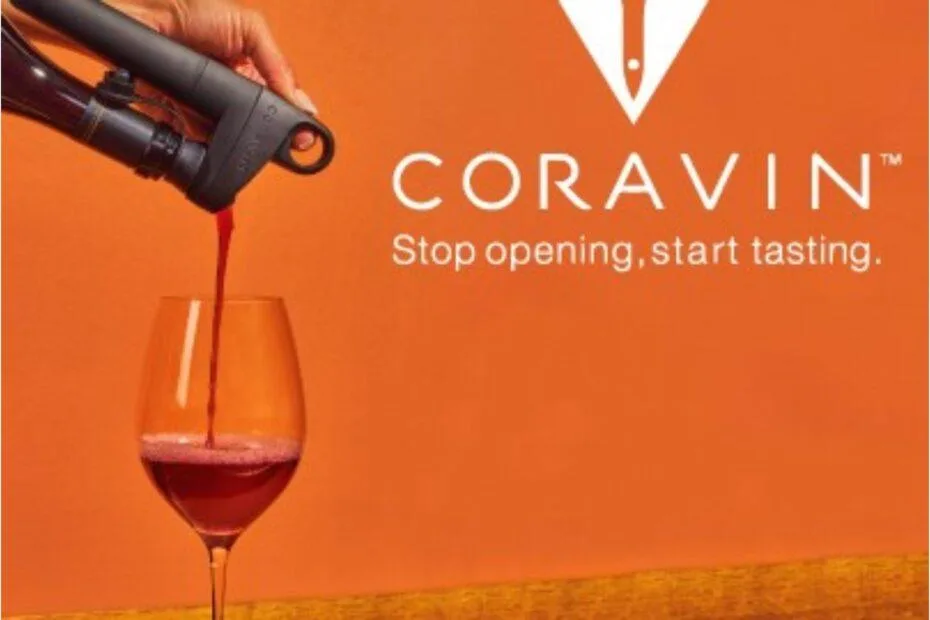 coravin, apparecchio per mescita bottiglie di vino fermo o vino spumante