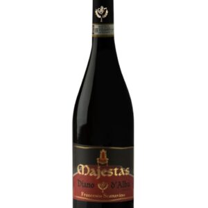 scanavino dolcetto majestas bottiglia di vino rosso prodotto in Italia, nella zona delle Langhe in Piemonte