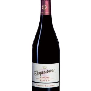 scanavino langhe rosso l'imperatore bottiglia di vino rosso prodotto in Italia, nella zona delle Langhe in Piemonte