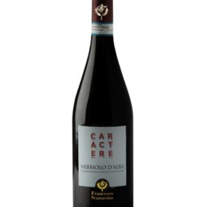 scanavino nebbiolo caractere bottiglia di vino rosso prodotto in Italia, nella zona delle Langhe in Piemonte