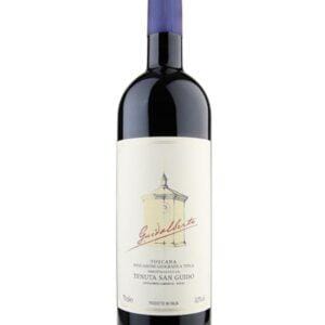 tenuta san guido guidalberto bottiglia di vino rosso prodotto in Italia, nella zona di Bolgheri in Toscana