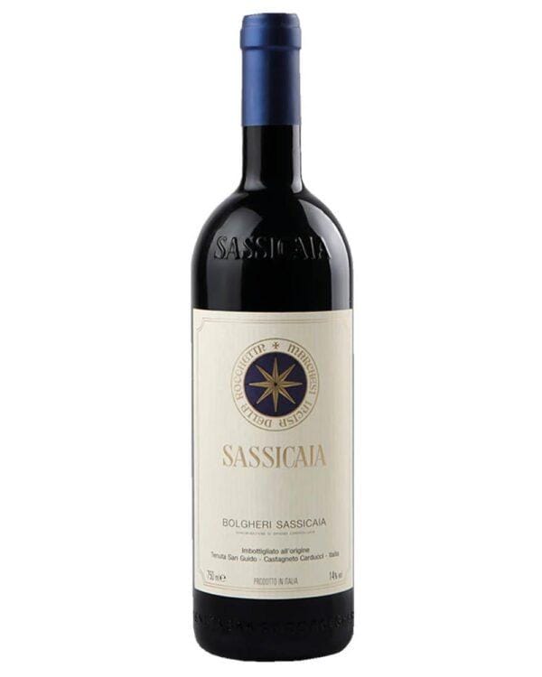 tenuta san guido bolgheri sassicaia bottiglia di vino rosso prodotto in Italia, nella zona di Bolgheri in Toscana