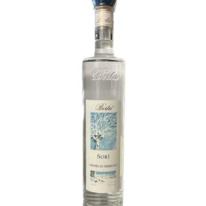 berta grappa di nebbiolo Sorì bottiglia di distillato prodotto in Italia, in Piemonte