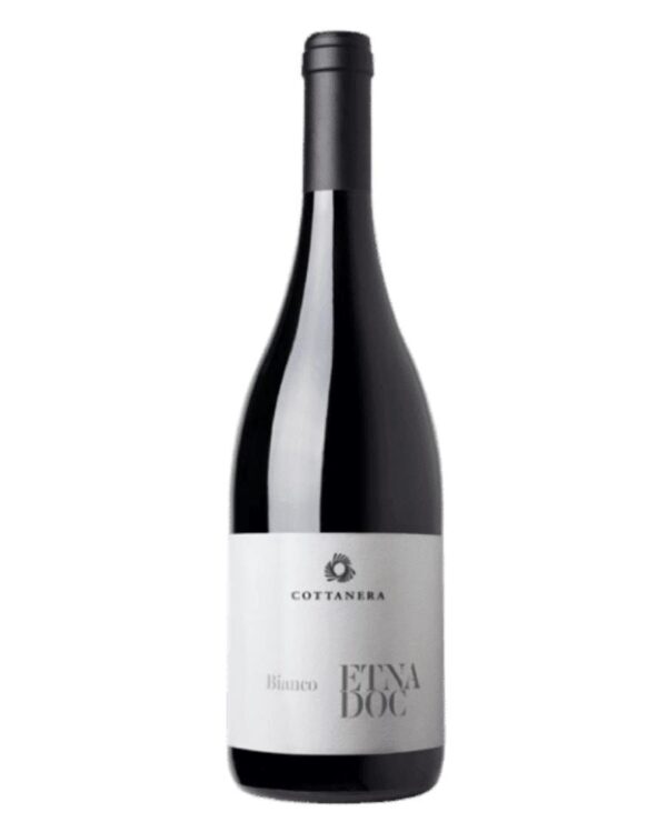 cottanera etna bianco bottiglia di vino bianco prodotto in Italia, nella zona dell'Etna in Sicilia