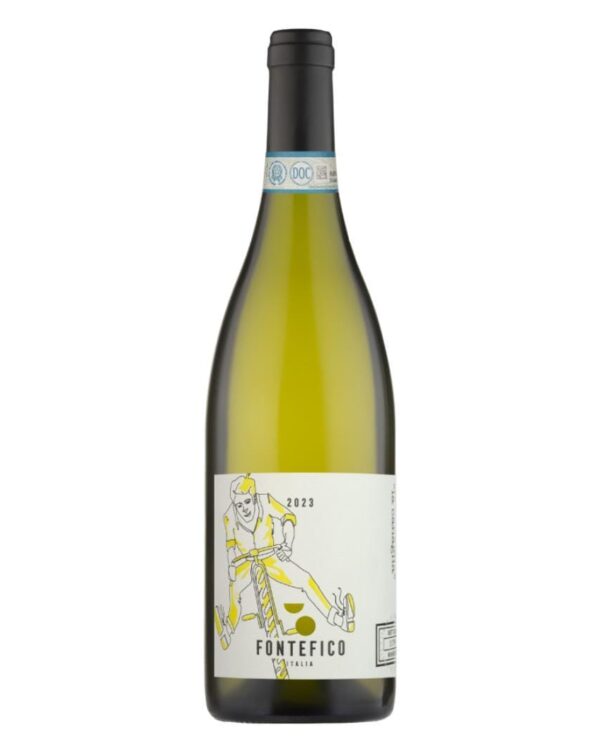 Fontefico Pecorino d'Abruzzo La Canaglia bottiglia di vino bianco prodotto in Italia, in Abruzzo