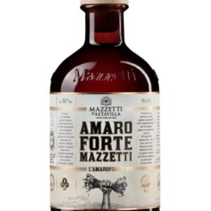 mazzetti d'altavilla Amaro Forte bottiglia di liquore alle erbe prodotto in Italia, in Piemonte