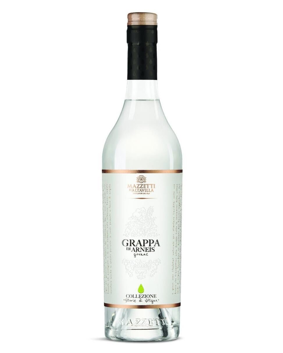 Mazzetti d'Altavilla Grappa di Arneis (0,7lt.) Notevole 1 mazzetti d'altavilla grappa di arneis bottiglia di distillato prodotto in Italia, in Piemonte