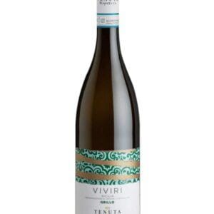 tenuta rapitalà grillo viviri bottiglia di vino bianco prodotto in Italia, in Sicilia