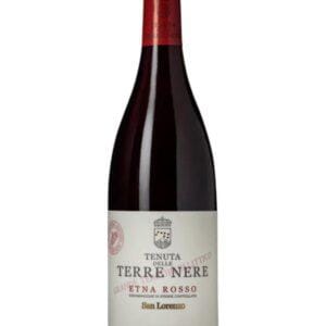 tenuta terre nere etna rosso san lorenzo bottiglia di vino rosso prodotto in Italia, nella zona dell'Etna in Sicilia