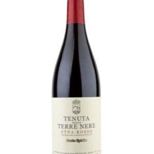 tenuta terre nere etna rosso santo spirito bottiglia di vino rosso prodotto in Italia, nella zona dell'Etna in Sicilia