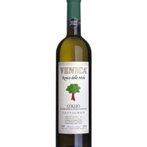 venica sauvignon blanc ronco delle mele bottiglia di vino bianco prodotto in Italia, nel Collio in Friuli