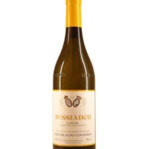 aldo conterno langhe chardonnay bussiador bottiglia di vino bianco prodotto in Italia, nella zona delle Langhe in Piemonte