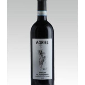 auriel barbera del monferrato naturale bottiglia di vino rosso italiano, naturale, prodotto nel monferrato, in Piemonte