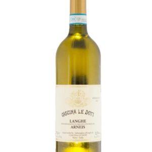 cascina le doti langhe arneis bottiglia di vino bianco prodotto in Italia, nella zona delle Langhe in Piemonte