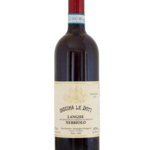 cascina le doti langhe nebbiolo bottiglia di vino rosso prodotto in Italia, nella zona delle Langhe in Piemonte