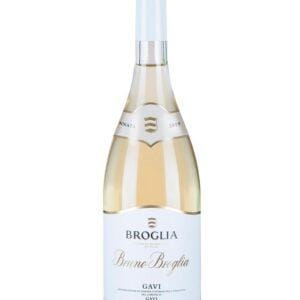 broglia gavi bruno broglia bottiglia di vino bianco prodotto in Italia, nella zona del Gavi in Piemonte