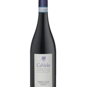 cà viola barbera d'alba brichet bottiglia di vino rosso prodotto in Italia, nella zona delle Langhe in Piemonte