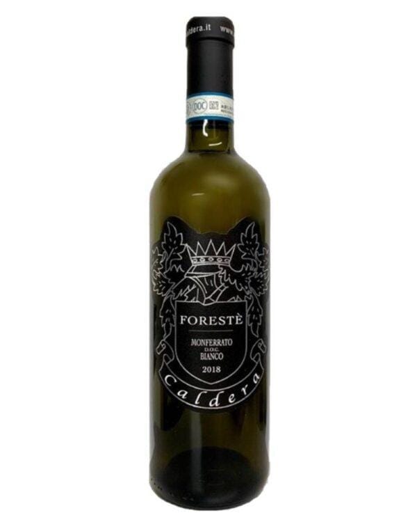 caldera viognier forestè bottiglia di vino bianco prodotto in Italia, nel monferrato in Piemonte
