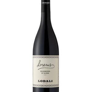 lodali barbera lorens bottiglia di vino rosso prodotto in Italia, nella zona delle Langhe in Piemonte