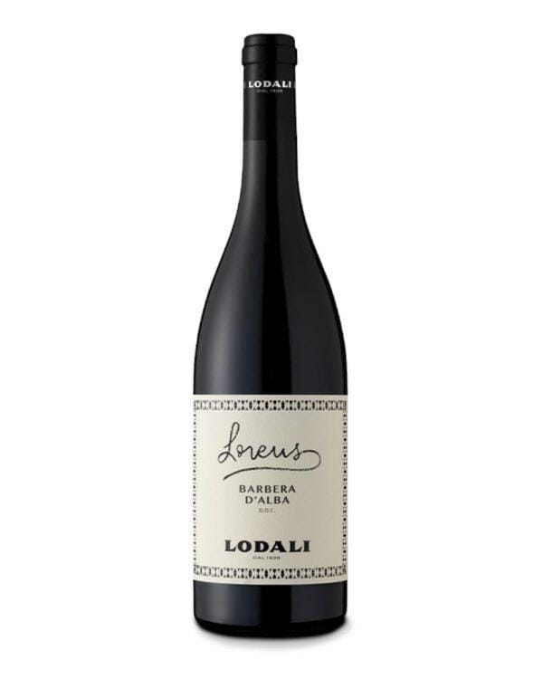 lodali barbera lorens bottiglia di vino rosso prodotto in Italia, nella zona delle Langhe in Piemonte