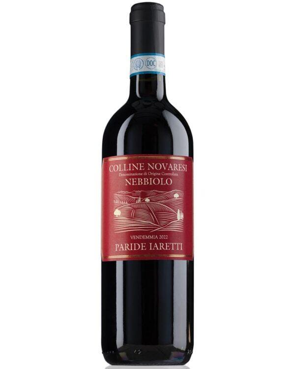 paride iaretti colline novaresi nebbiolo bottiglia di vino rosso prodotto in Italia, nella zona delle colline novaresi in Piemonte