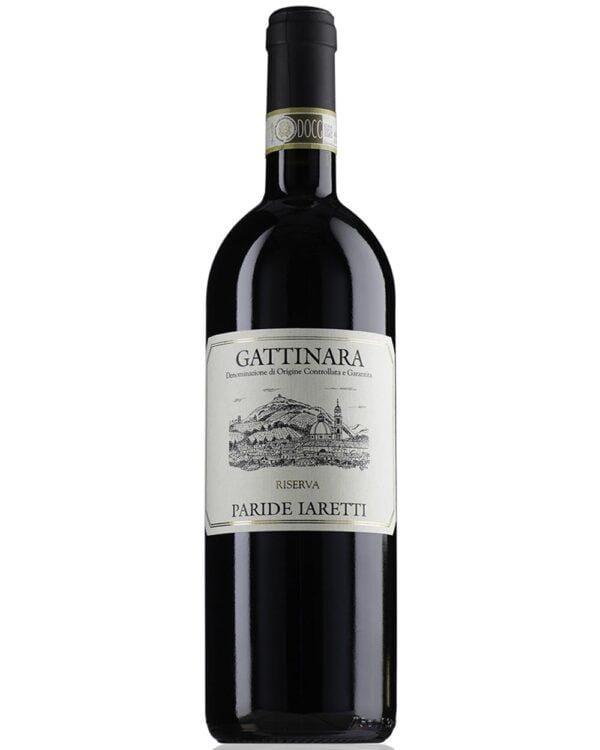 paride iaretti gattinara riserva bottiglia di vino rosso prodotto in Italia, nella zona di gattinara in Piemonte