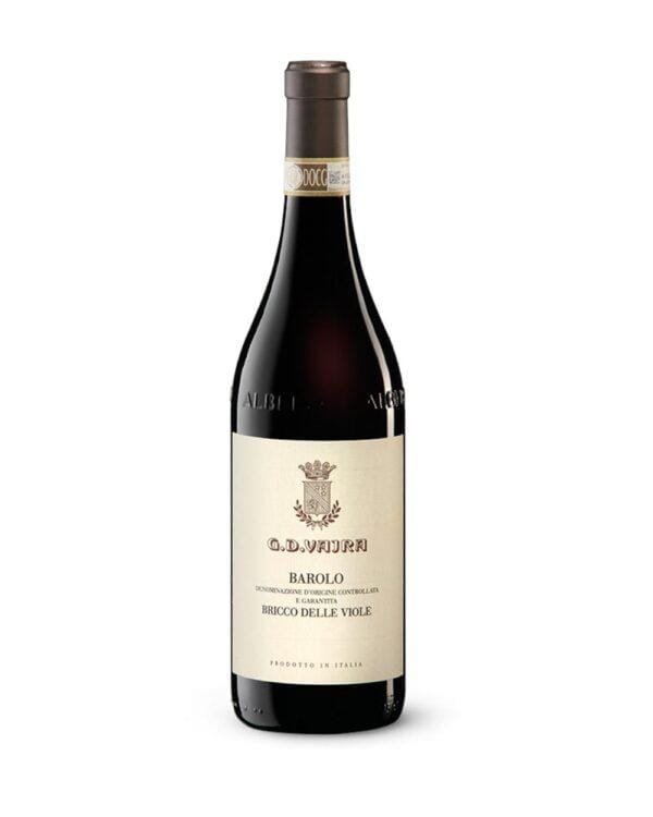 vajra barolo bricco delle viole bottiglia di vino rosso prodotto in Italia, nella zona delle Langhe in Piemonte