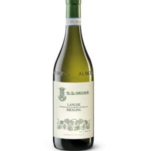 vajra langhe riesling petracine bottiglia di vino bianco prodotto in Italia, nella zona delle Langhe in Piemonte