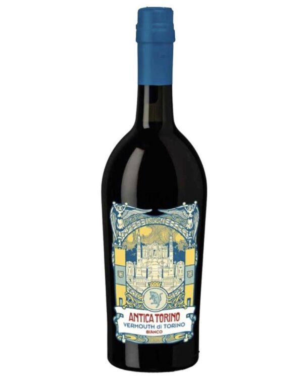 antica torino vermouth di torino bianco bottiglia di vino da dessert o aperitivo prodotto in Italia, in Piemonte