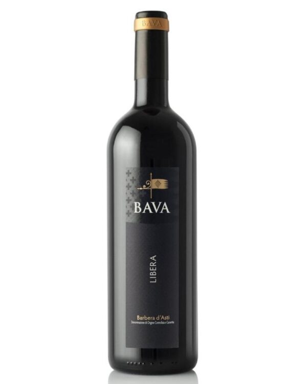 bava barbera d'asti libera bottiglia di vino rosso prodotto in Italia, nel Monferrato in Piemonte