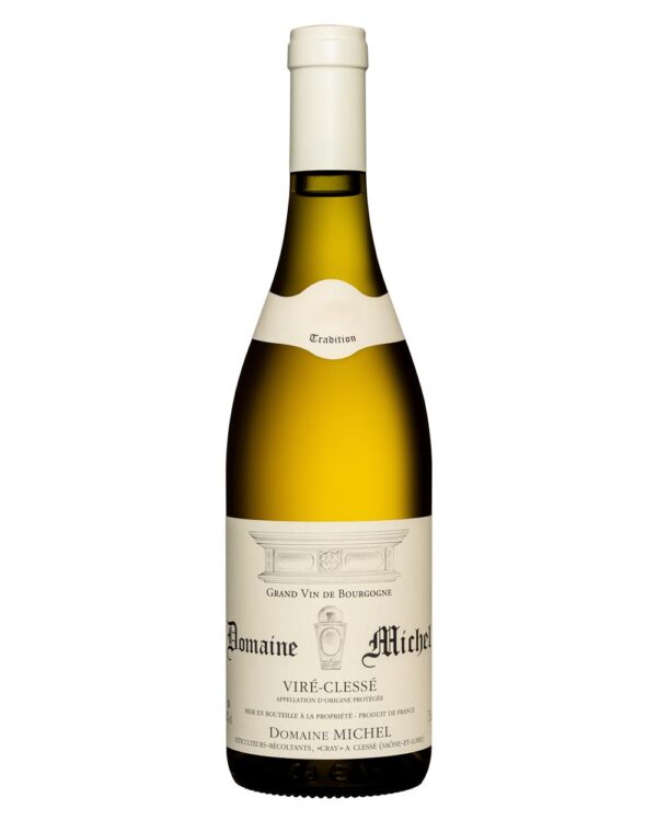 domaine michel virè clessè tradition blanc bottiglia di vino bianco prodotto in Francia, in Borgogna