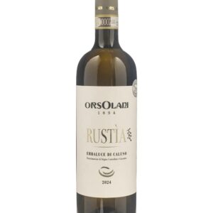 orsolani erbaluce la rustia bottiglia di vino bianco prodotto in Italia, in Piemonte