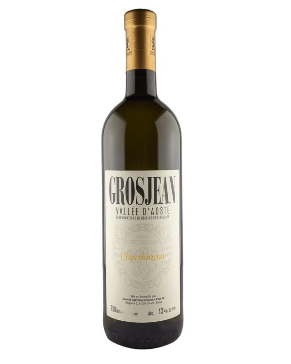 grosjean valle d'aosta chardonnay bottiglia di vino bianco prodotto in Italia, in Valle d'Aosta