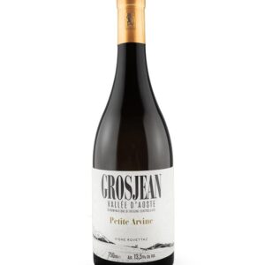 grosjean valle d'aosta petite arvine vigne rovettaz bottiglia di vino bianco prodotto in Italia, in Valle d'Aosta