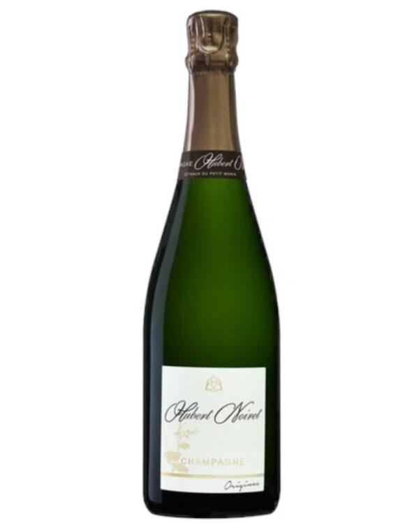 hubert noiret champagne cuvee Origines extra brut bottiglia di spumante prodotta in Francia, nella zona dello champagne