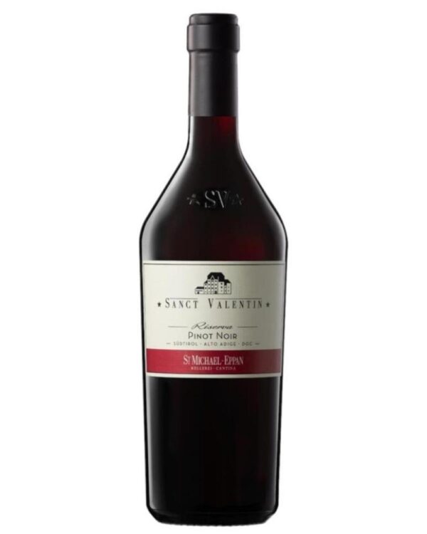 san michele appiano pinot nero riserva sanct valentin bottiglia di vino rosso prodotto in Italia, in Alto Adige