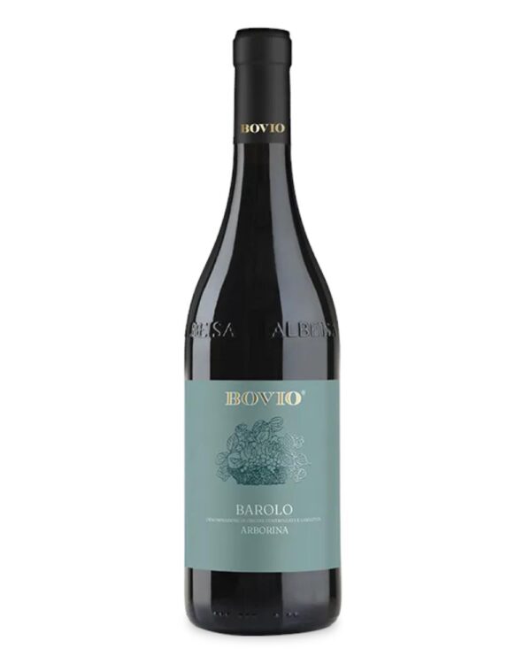 bovio barolo arborina bottiglia di vino rosso prodotto in Italia, nelle Langhe in Piemonte