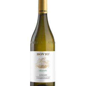 bovio langhe chardonnay alessandro bottiglia di vino bianco prodotto in Italia, nelle Langhe in Piemonte