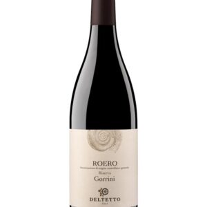 deltetto roero rosso riserva gorrini bottiglia di vino rosso prodotto in Italia, nella zona del roero in Piemonte