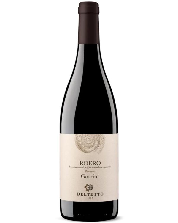 deltetto roero rosso riserva gorrini bottiglia di vino rosso prodotto in Italia, nella zona del roero in Piemonte