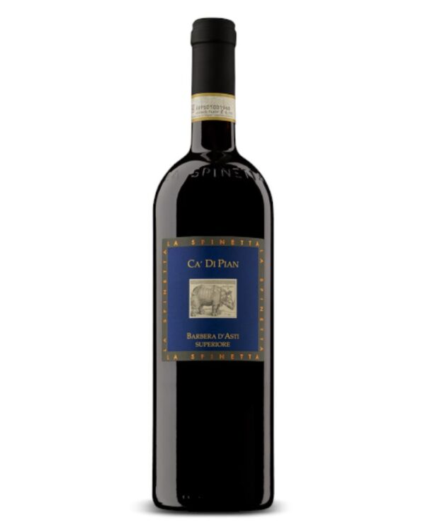 La Spinetta Barbera d'Asti Superiore Cà di Pian bottiglia di vino rosso prodotta in Italia, in Piemonte da uve Barbera