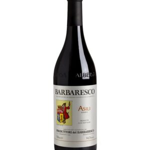 produttori del barbaresco barbaresco asili 2015 bottiglia di vino rosso prodotto in Italia, nelle Langhe in Piemonte