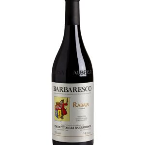 produttori del barbaresco barbaresco rabajà 2017 bottiglia di vino rosso prodotto in Italia, nelle Langhe in Piemonte