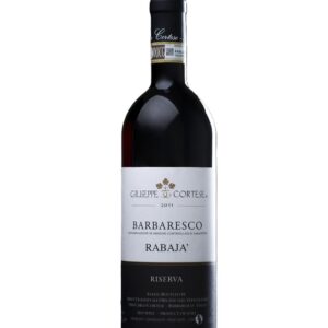 giuseppe cortese barbaresco rabajà riserva bottiglia di vino rosso prodotto in Italia, nelle Langhe piemontesi