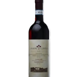 giuseppe cortese langhe nebbiolo bottiglia di vino rosso prodotto in Italia, nelle Langhe piemontesi