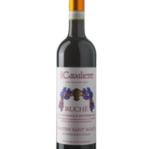 santagata ruchè di castagnole il cavaliere bottiglia di vino rosso prodotto in Italia, nel monferrato astigiano