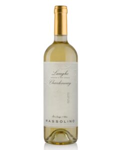 Massolino Langhe Chardonnay bottiglia di vino bianco prodotto in Italia, nella zona delle Langhe in Piemonte
