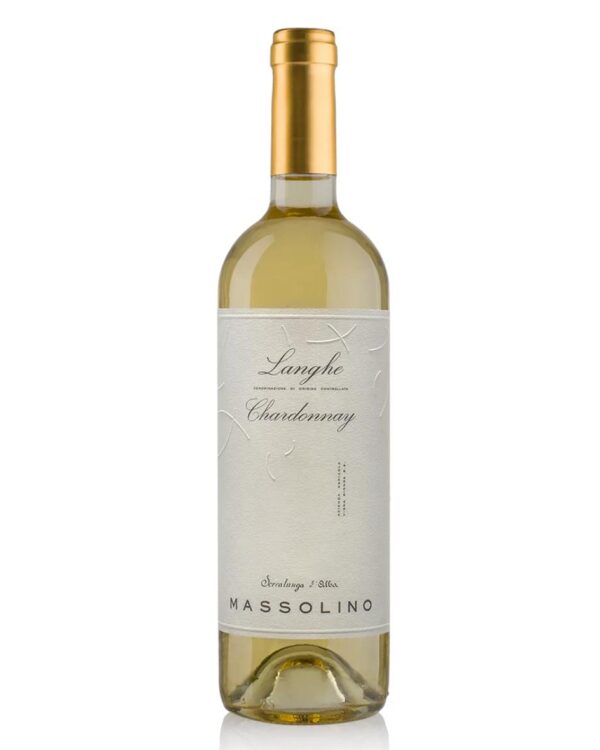 Massolino Langhe Chardonnay bottiglia di vino bianco prodotto in Italia, nella zona delle Langhe in Piemonte