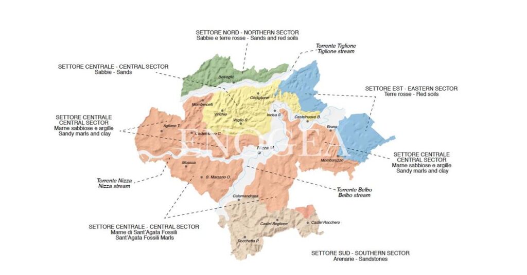 nizza vino docg mappa generale