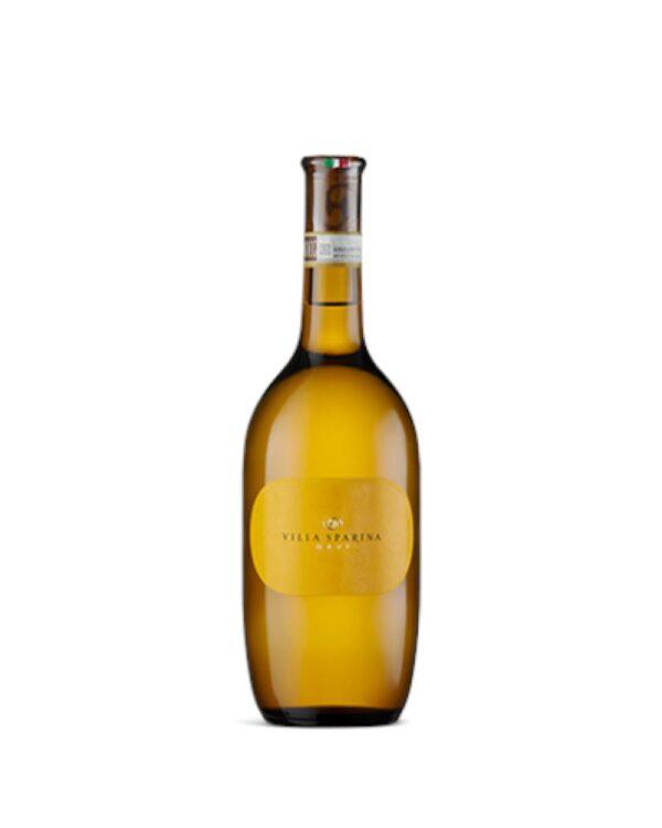 villa sparina gavi bottiglia di vino bianco prodotto in Italia, nella zona di Gavi in Piemonte
